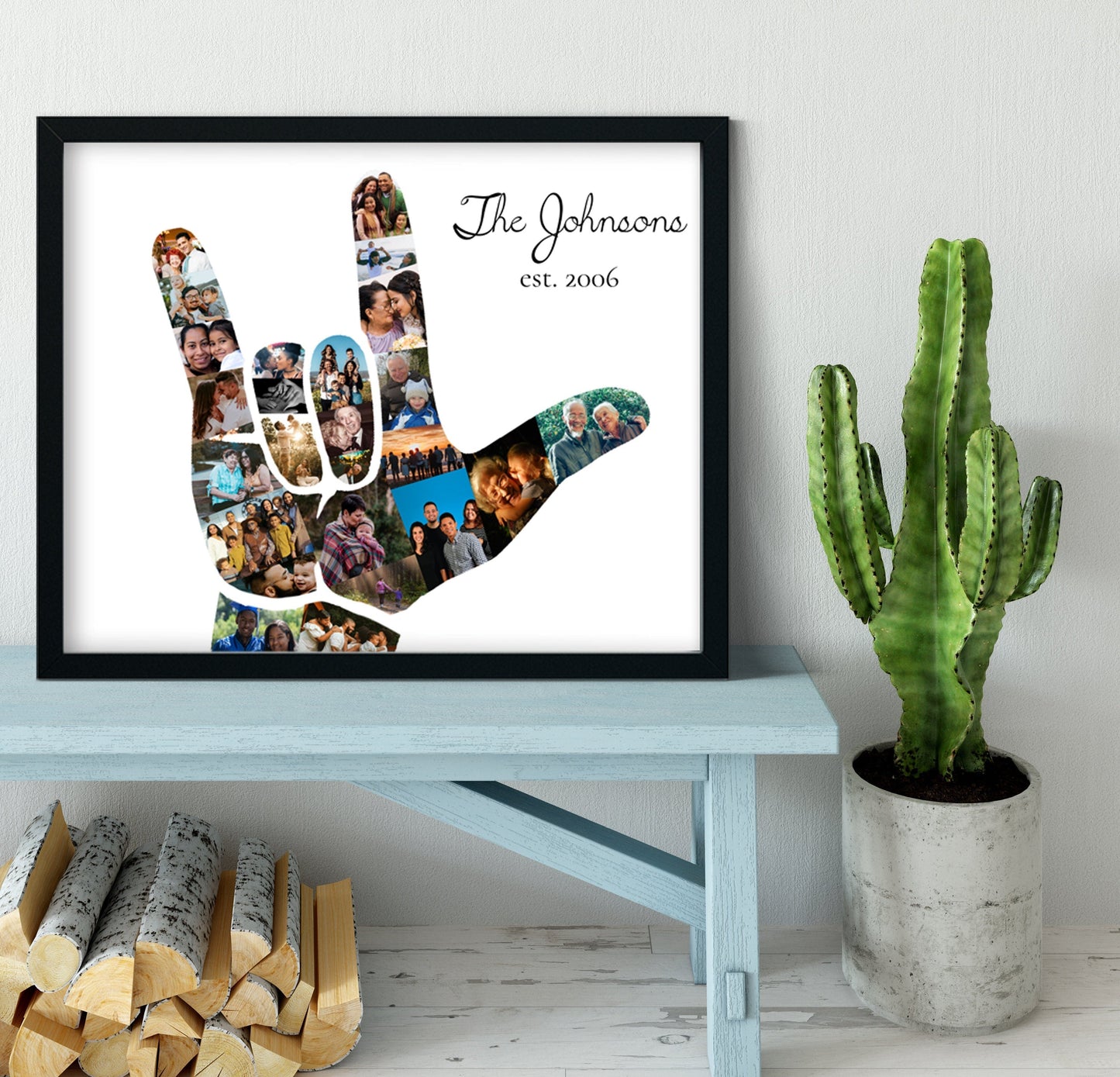 Custom Photo Collage | Anniversary Gift | Birthday Gift | Gift for Boyfriend - lovingmemoryprints