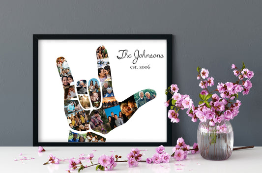 Custom Photo Collage | Anniversary Gift | Birthday Gift | Gift for Boyfriend - lovingmemoryprints