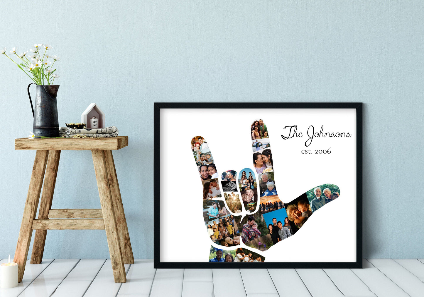 Custom Photo Collage | Anniversary Gift | Birthday Gift | Gift for Boyfriend - lovingmemoryprints