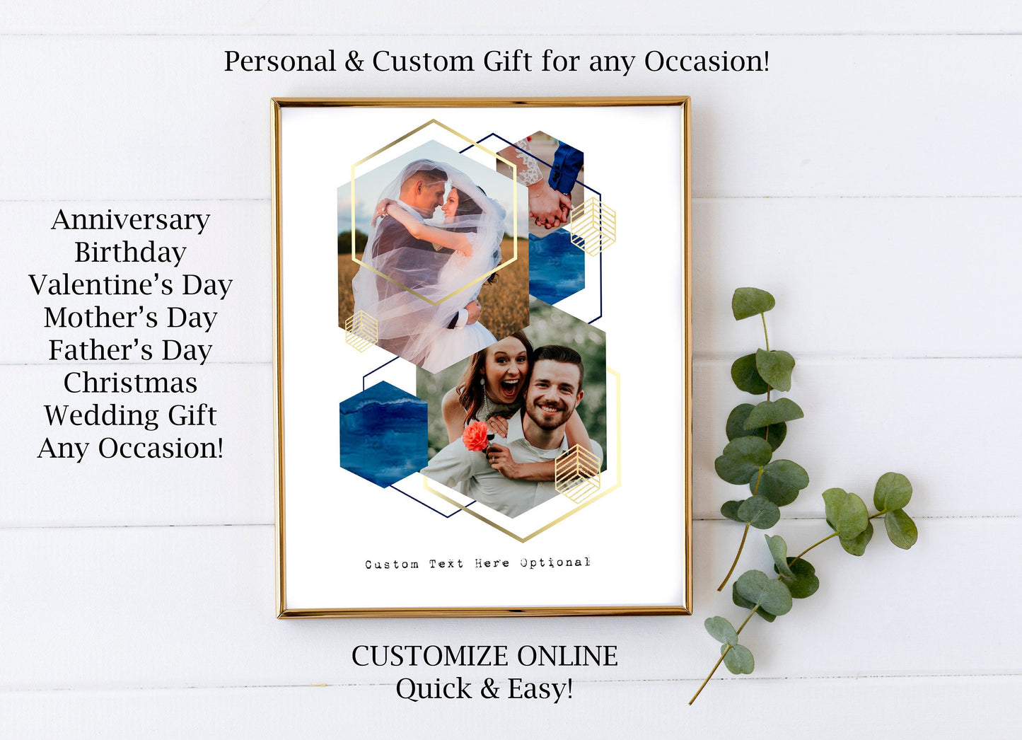 Custom Photo Collage | Birthday Gift | Family Photo Collage - lovingmemoryprints