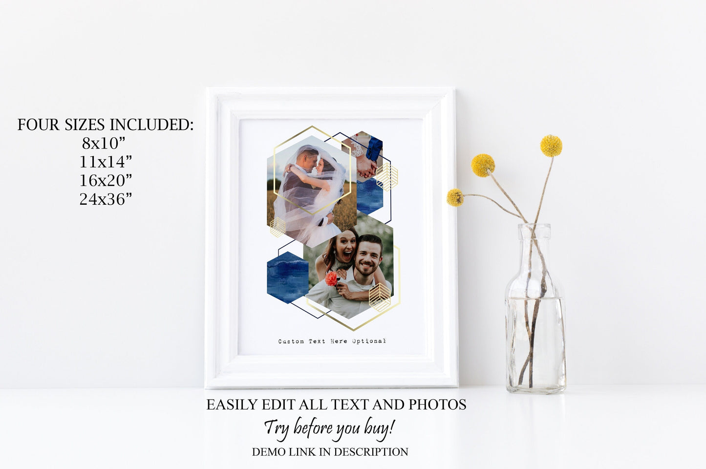 Custom Photo Collage | Birthday Gift | Family Photo Collage - lovingmemoryprints