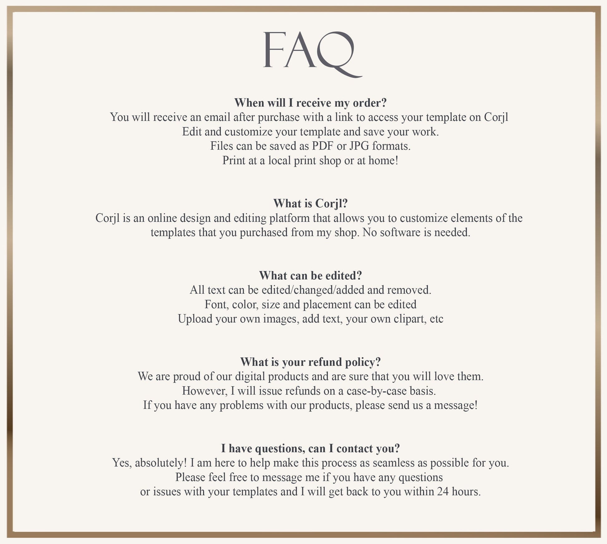 Full Photo Collage Funeral Poster W/ Heart Insert - lovingmemoryprints