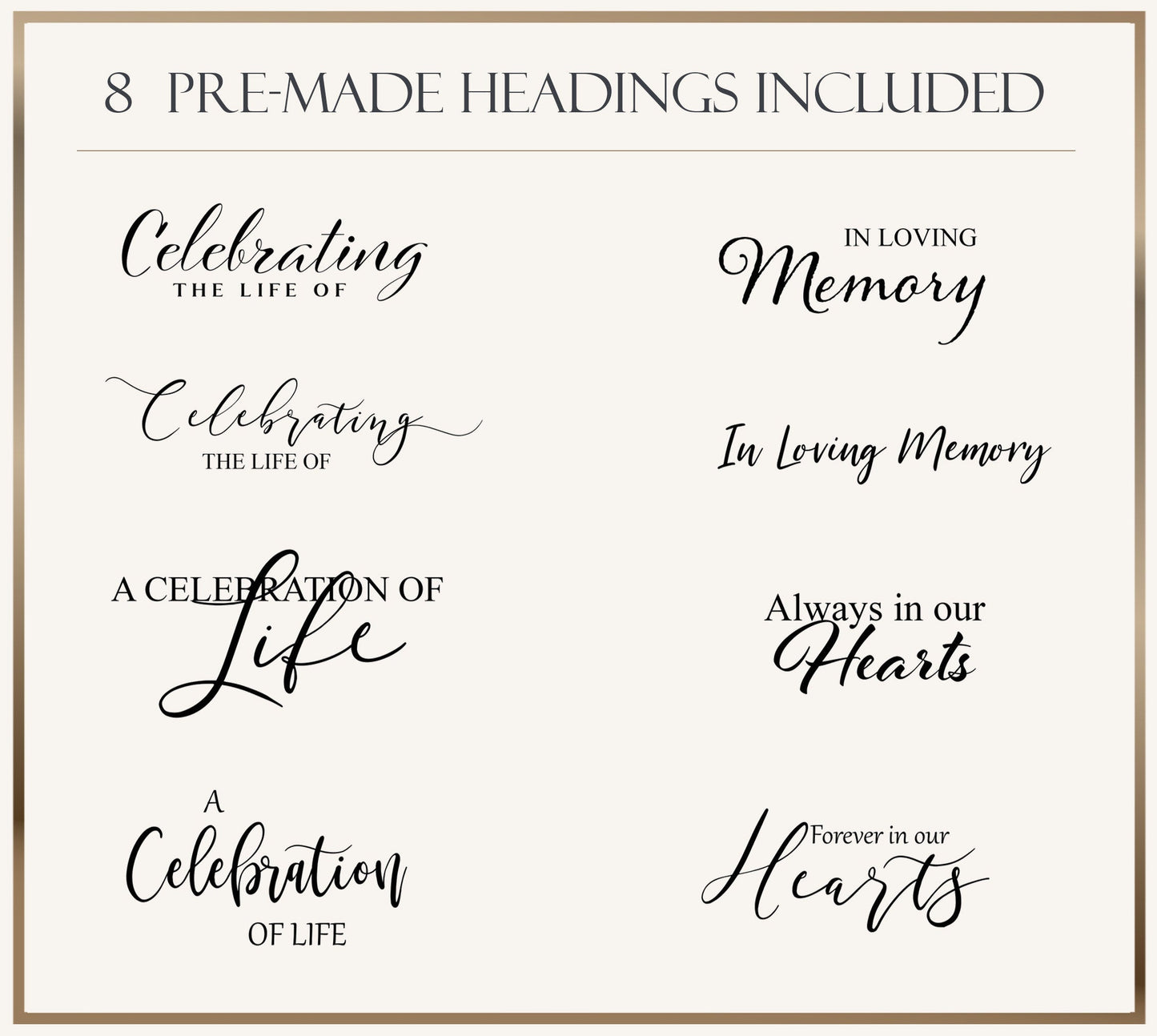 Mountain Lake Funeral Prayer Cards Template - lovingmemoryprints