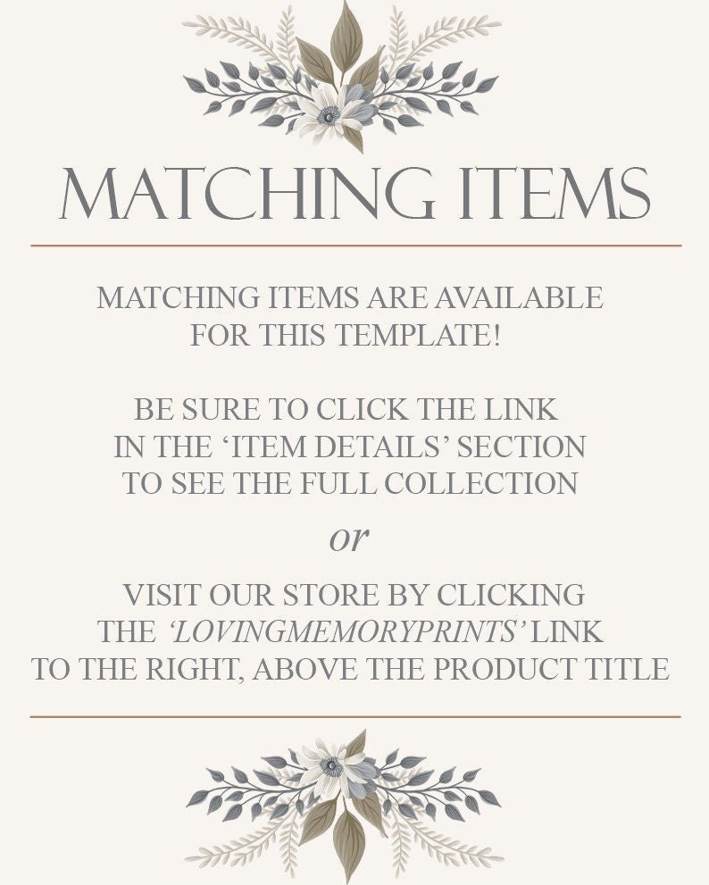 Share a Memory Sign and Cards for Funeral | Greenery Memorial Keepsake | Greenery Eucalyptus Celebration of Life Favors | B160 - lovingmemoryprints