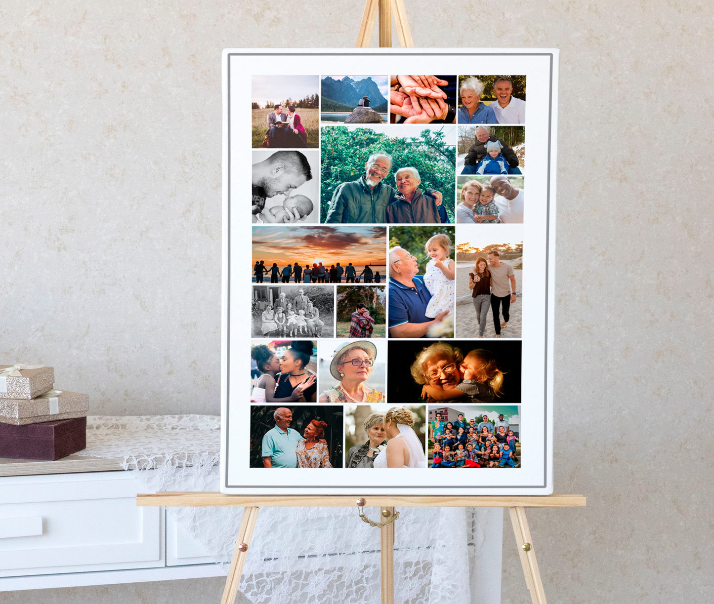 Simple Memory Board Templates - Set of 3 - lovingmemoryprints