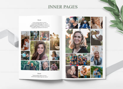 Modern Funeral Template Program 8 Page
