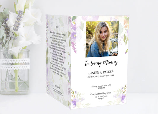 Free to try funeral program pamphlet