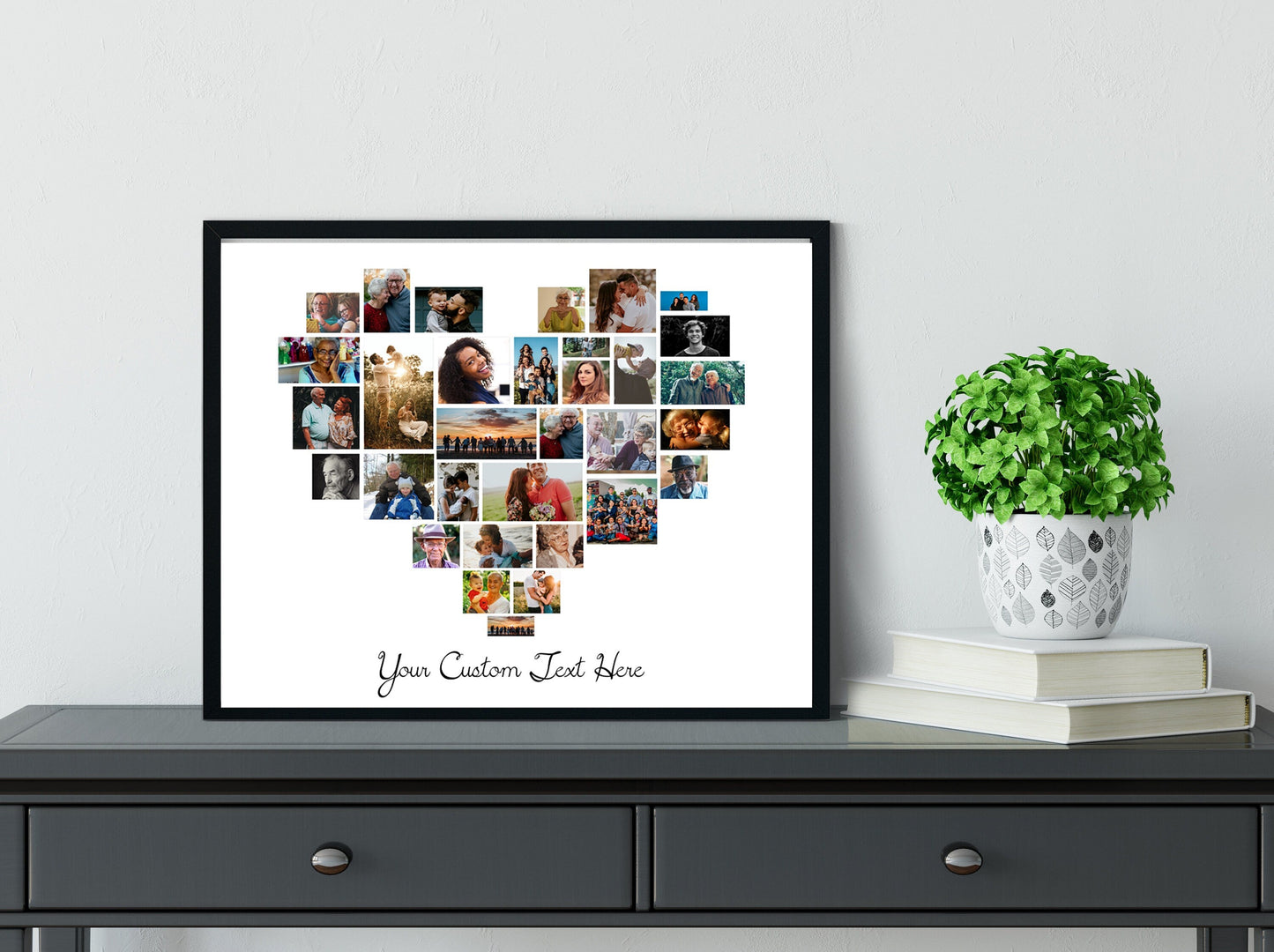Custom Heart Photo Collage | Family Photo Collage