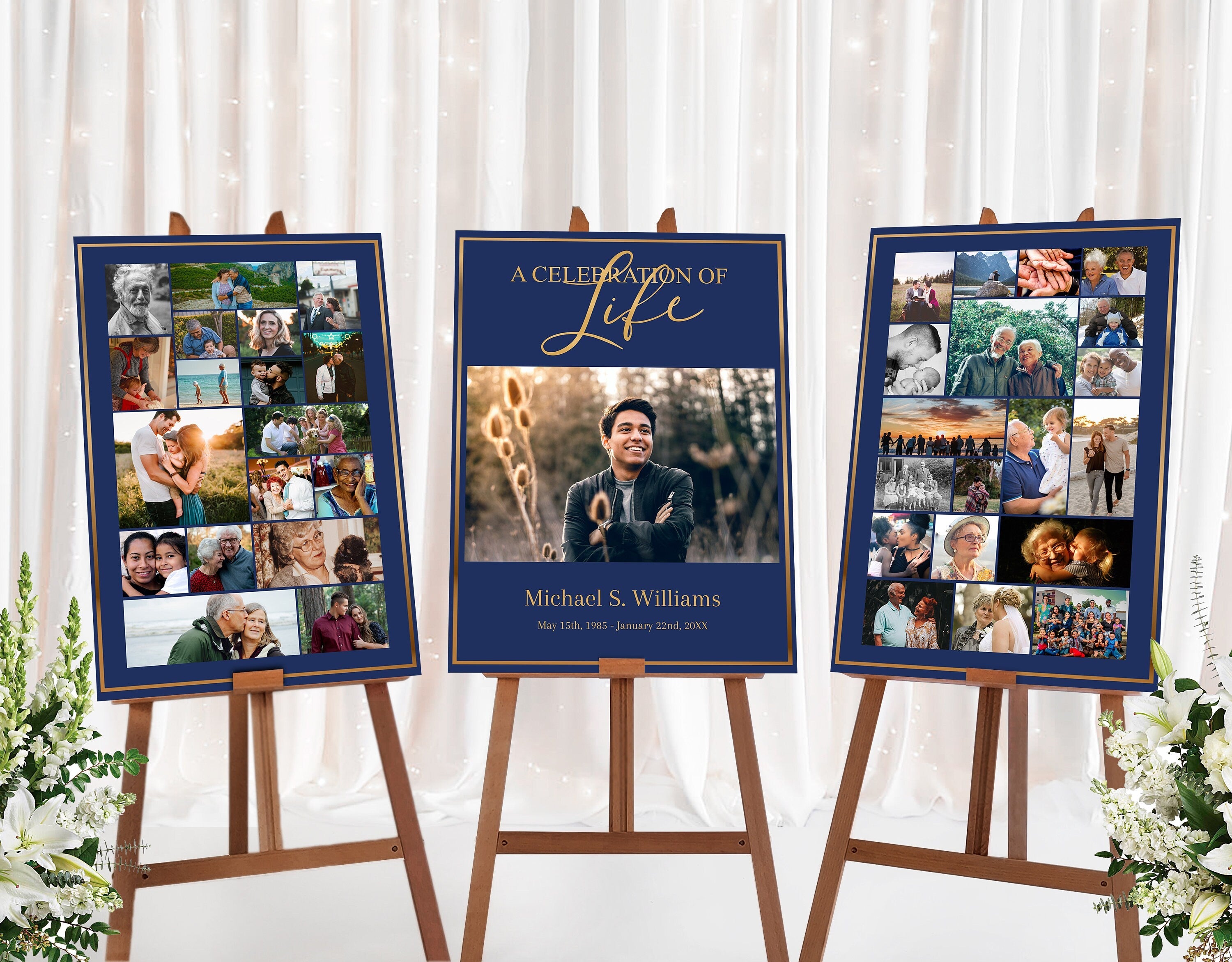 Celebration Of Life Memorial Poster Templates – lovingmemoryprints