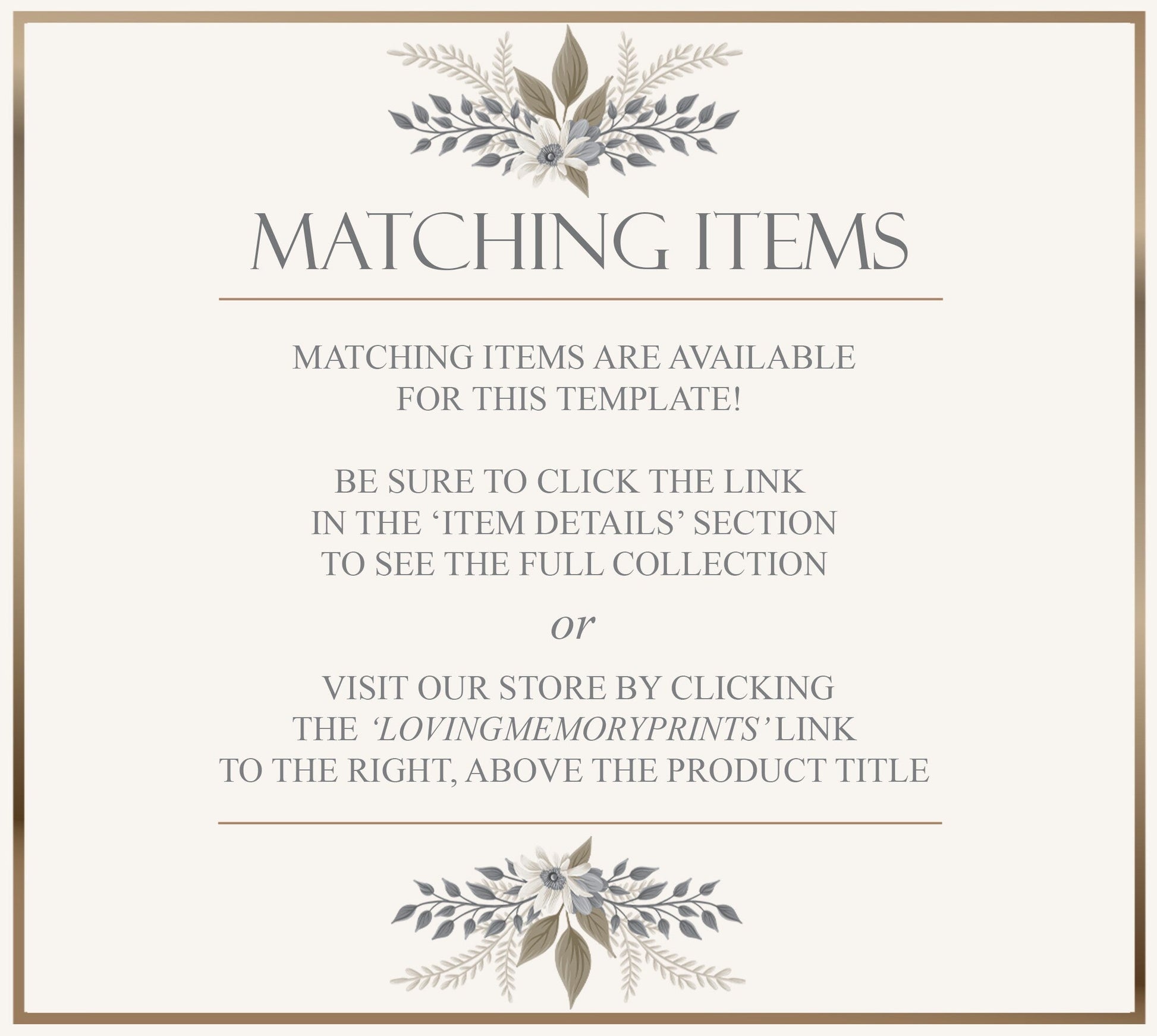 Peach Floral Themed Funeral Prayer Cards Template - lovingmemoryprints